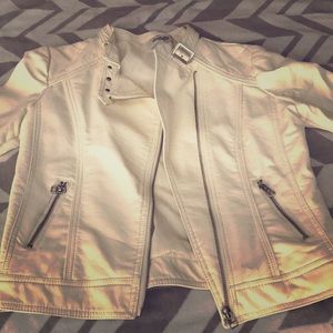 Faux leather jacket